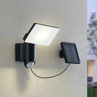 Prios Istani outdoor wall spotlight, sensor, solar