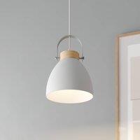 Lamkur Bergen pendant light, 1-bulb, white