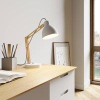 Lamkur Skansen table lamp, adjustable, white
