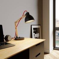 Lamkur Skansen table lamp, adjustable, black