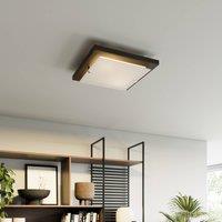Envostar Kerio ceiling lamp, 30x30 cm, wenge