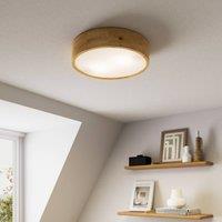 Envostar Kerio ceiling light, 37 cm, natural oak