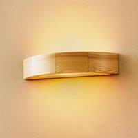 Lamkur Kerio wall lamp, width 40.5 cm, natural pine