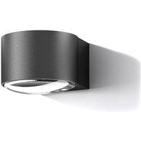 LOOM DESIGN Frey LED wall light IP65 1x6W black