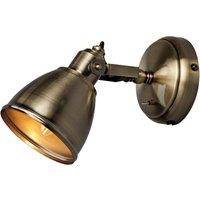 Marksljd Fjllbacka wall light with antique finish