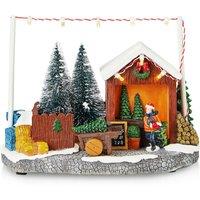 Marksljd LED Christmas decoration Elta, battery, USB, height 13.5 cm