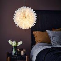 Marksljd Solina hanging decorative star, grey, 45 cm