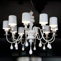 Masiero Prestigious chandelier Eva S10, white