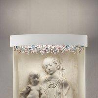 Masiero Ola A2 OV70 wall lamp white/coloured cold crystals