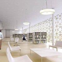 Molto Luce White Belt PD LED pendant light, 3,000 K, white