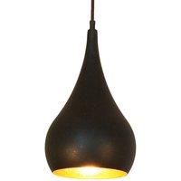Menzel Solo hanging lamp onion brown/black 16 cm