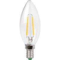 MEGAMAN Filament candle LED bulb E14 3W filament clear, warm white
