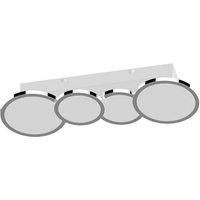 Lightme Aqua LED ceiling light 4-bulb with CCT