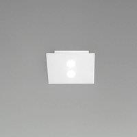 ICONE Slim - small LED ceiling light 2-bulb white