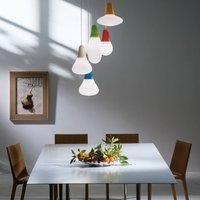 Martinelli Luce Ciulifruli pendant light, white, polyethylene