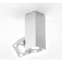 Milan Iluminacin Milan Dau Spot ceiling light two-bulb aluminium