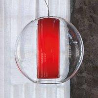Modo Luce Bolla hanging lamp plastic red 60 cm