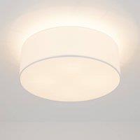 Quitani Gala ceiling light, 50 cm, chintz, white, 50 cm