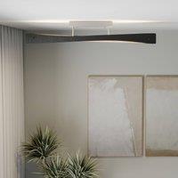Quitani LED ceiling lamp Lian, black/aluminium