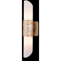 Maytoni Tube-shaped glass wall light Venera - gold