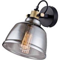 Maytoni Smoked glass lampshade - Irving wall light