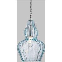 Maytoni Eustoma pendant light, light blue
