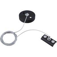 Maytoni Metal suspension Track, single-circuit track, black