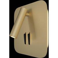 Maytoni los 176 LED wall lamp, 3,000K angular gold