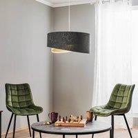 Maco Design Vivien pendant lamp, three-coloured dark grey/white/gold
