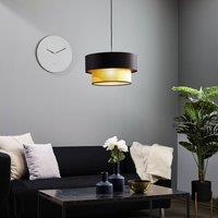 Maco Design Dorina hanging light, black/gold, 40cm