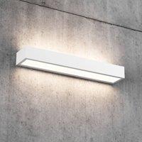 MCJ LED wall light Mera, width 40 cm, white, 3,000K