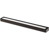 MCJ Mera LED wall light, width 80 cm, black, 3000K