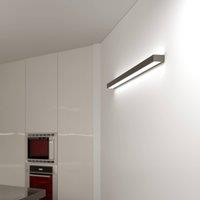 MCJ Mera LED wall light, width 120cm, black, 4000K