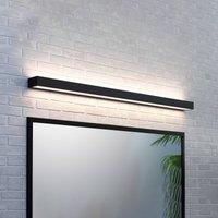 MCJ Mera LED wall light, width 120cm, black, 3000K