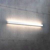 MCJ Mera LED wall light, width 120 cm, white, 3,000K