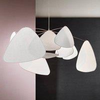 MARKET SET Screen XL pendant light, 60 cm, white, paper