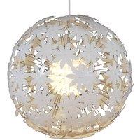 Nve YOUNG LIVING white spherical pendant light
