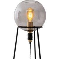 Nve Stelo table lamp, spherical glass lampshade