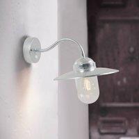 Nordlux Luxembourg outdoor wall light, sensor, galvanised