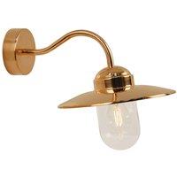 Nordlux Luxembourg outdoor wall light made of copper