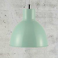 Nordlux Pop hanging light with metal lampshade green