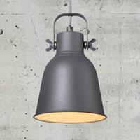 Nordlux Adrian pendant light in black, 16 cm