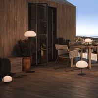 Nordlux LED patio light Sponge, black/white, metal, IP65