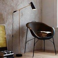 Northern Retro floor lamp Birdy in black/brass