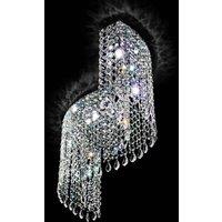 Novaresi Curved crystal ceiling light Shine