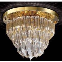 Novaresi Round ceiling light Archimede gold-plated