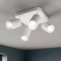 Nowodvorski Lighting Ceiling lamp Eye Spot 4-bulb square, white