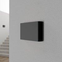 Nowodvorski Lighting Haga wall light, graphite, metal, G9, up/down, 25.5cm wide