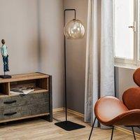 Nowodvorski Lighting Monaco floor lamp with glass ball lampshade