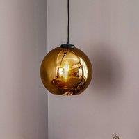 Nowodvorski Lighting Polaris pendant light, mirrored glass, gold